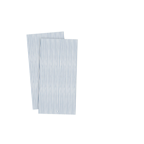 Papier Servietten, Streifen, hellblau weiß