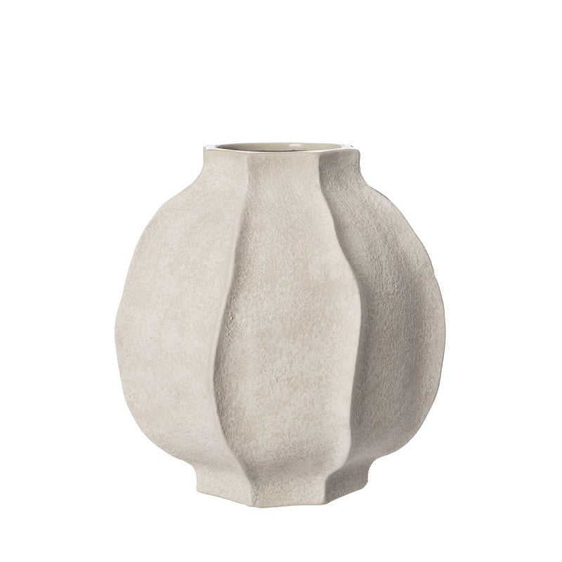 Vase, Steingut, naturweiß, vers. Formen