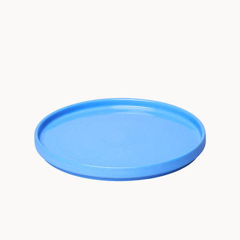 Teller Porzellan blau