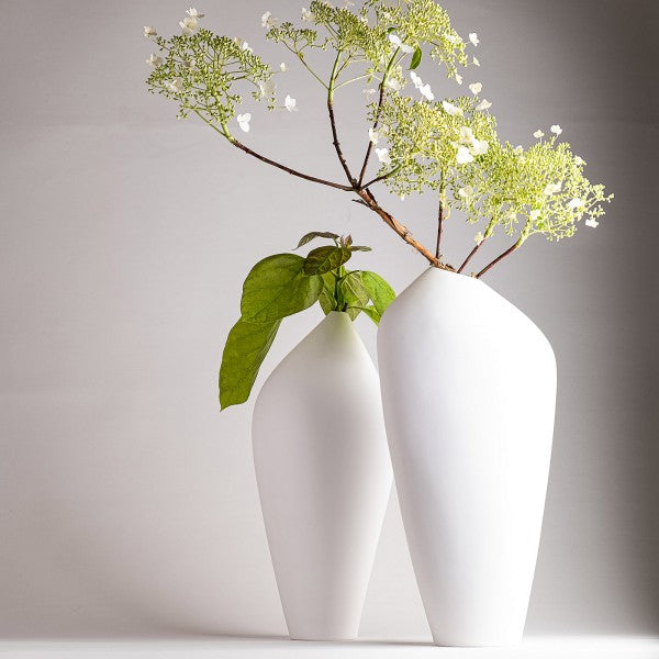 Porzellan Vase Linda, weiß, vers. Formen