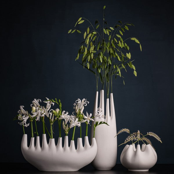 Porzellan Vase Rhizom, weiß – Das Dekorativ