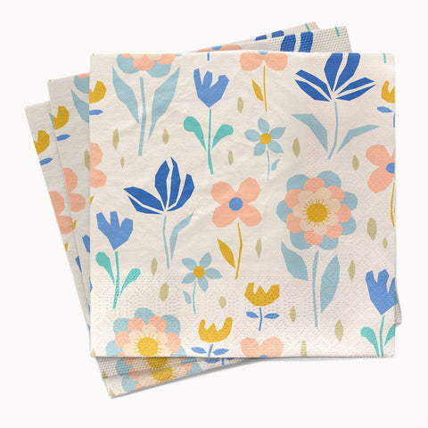 Bambus Servietten, PaperCut Flowers