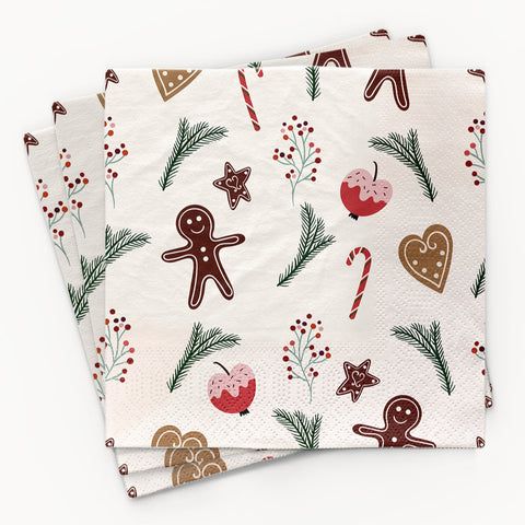 Bambus Servietten, Gingerbread