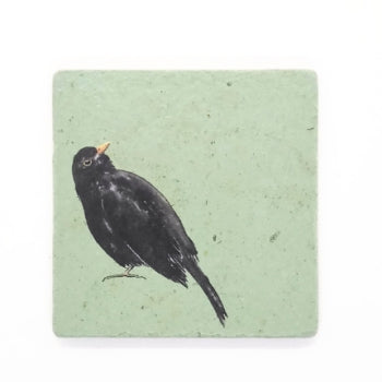 Natursteinfliese Amsel grün