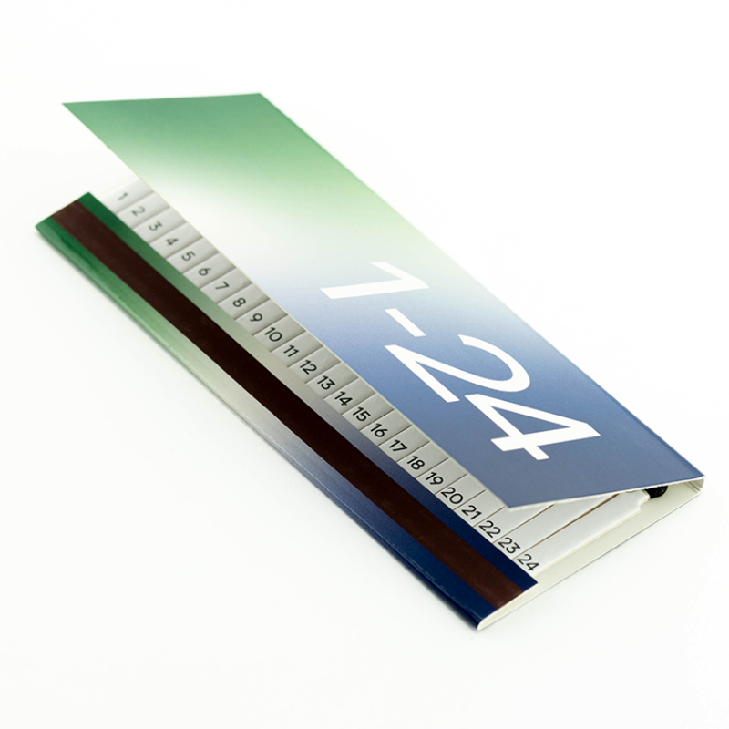 Streichholz Adventskalender, vers. Farben