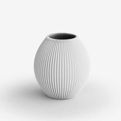 Vase Poke 1, weiß