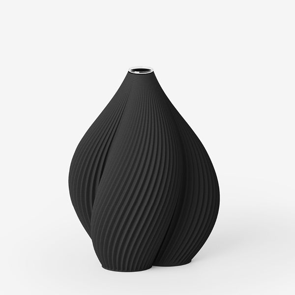 Vase Venus 1, midnight black