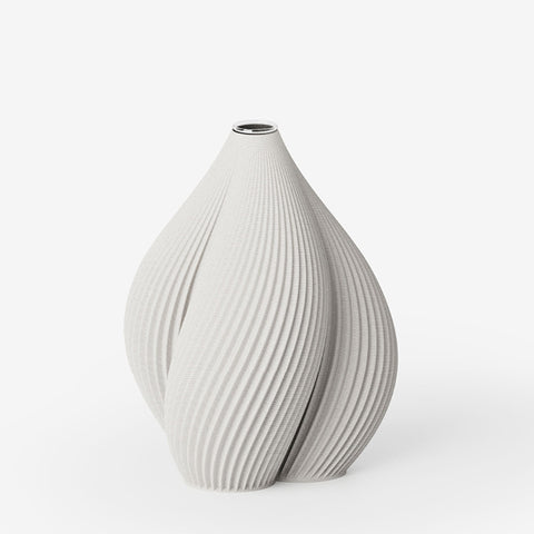 Vase Venus 1, moonlight grey