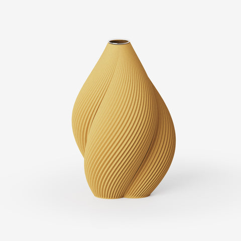 Vase Venus 2, golden orange