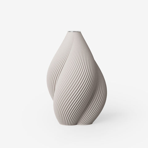 Vase Venus 2, pebble taupe