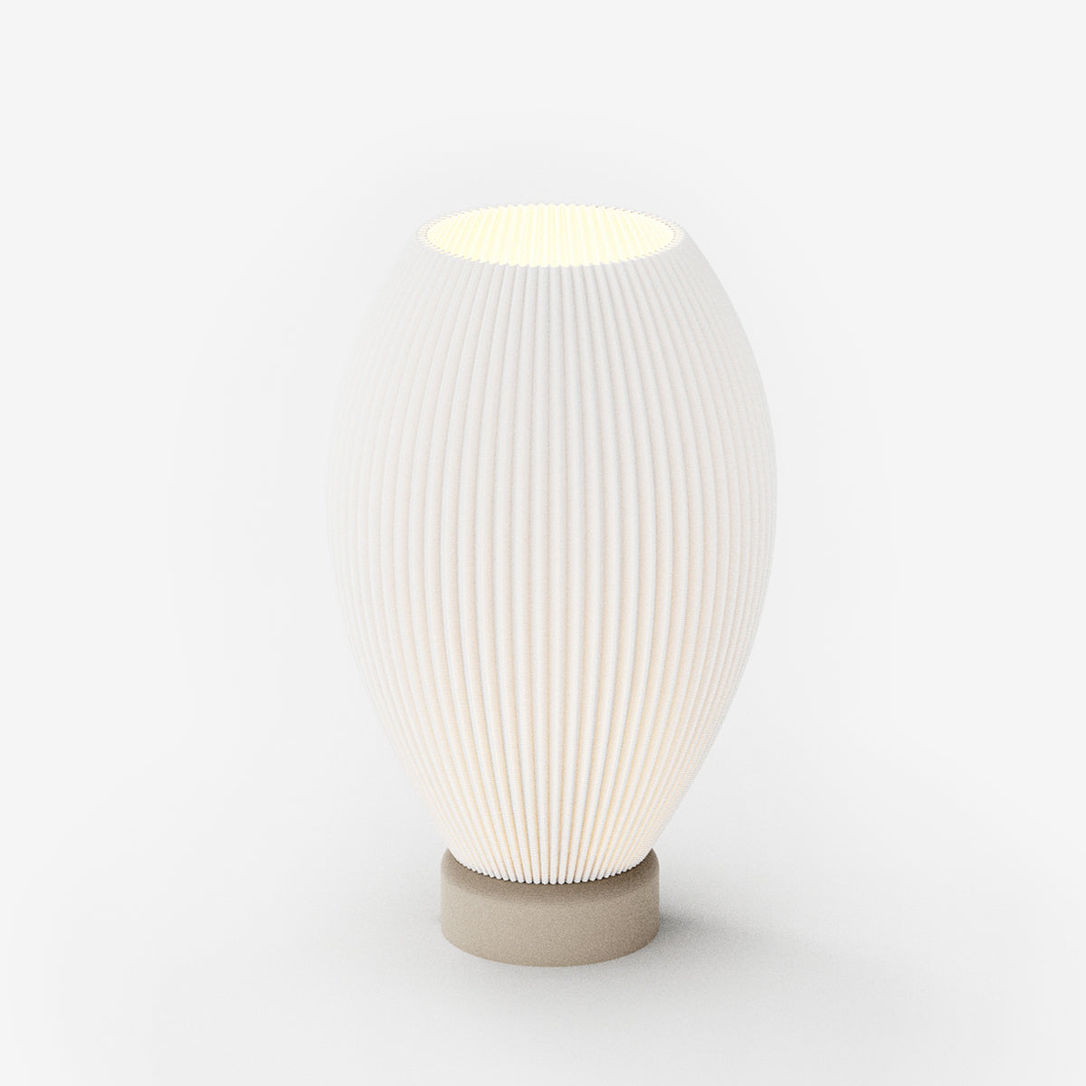 Tischlampe Pillar, white