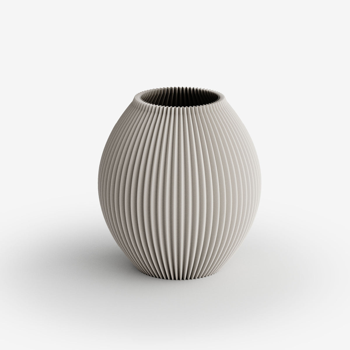 Vase Poke 1, moonlight grey