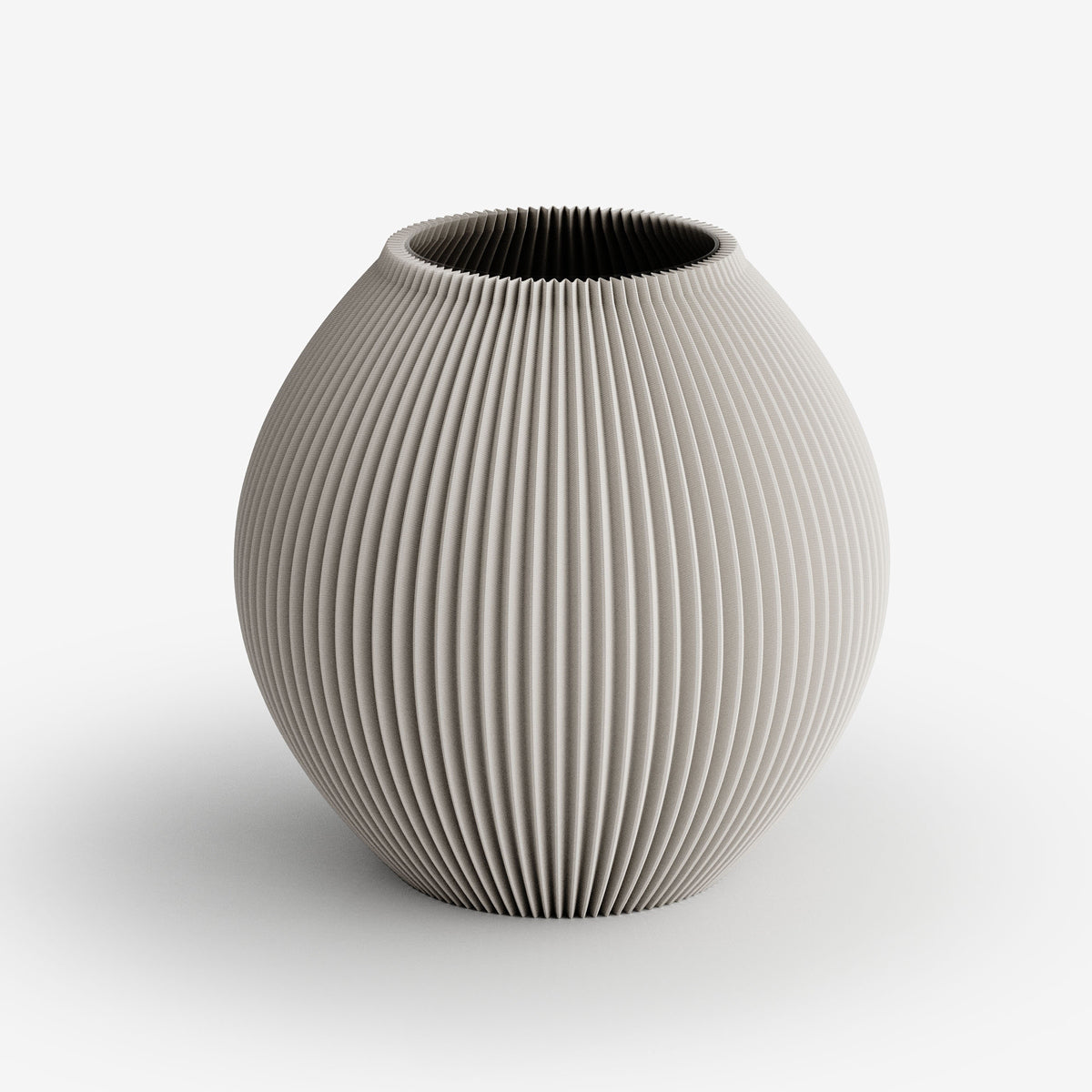 Vase Poke 2, moonlight grey